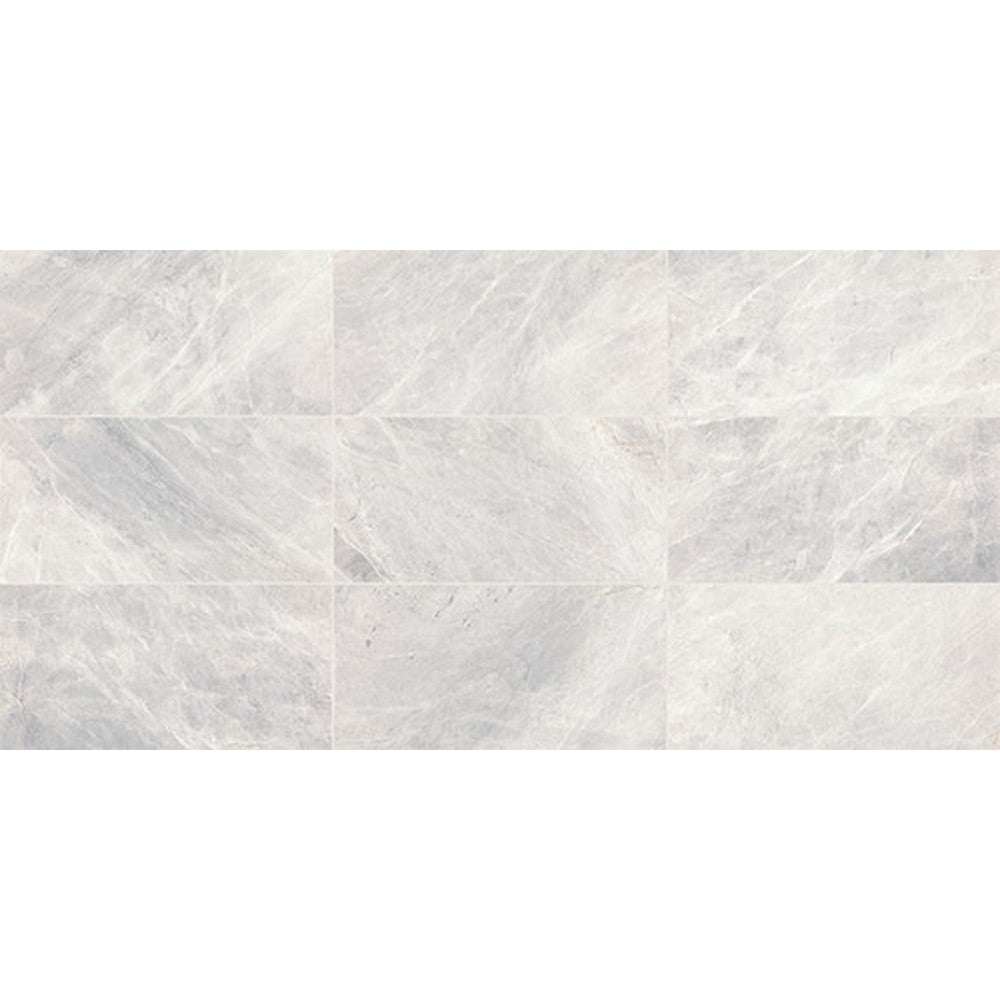 Daltile Eclessia Marble 12" x 24" Polished Natural stone Tile, Cristallo, 12" x 24"
