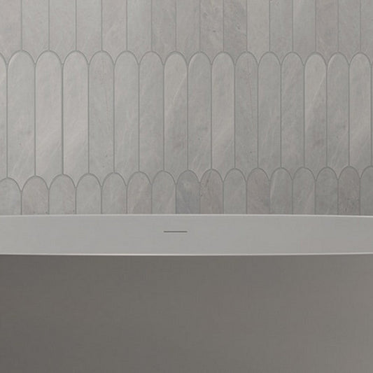 Daltile-Eclessia-Marble-12-x-13-Polished-Natural-stone-Elongated-Fan-Mosaic-Cristallo