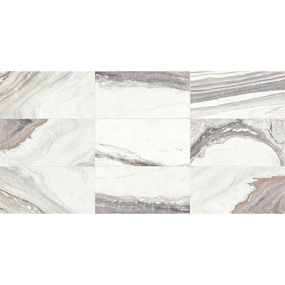 Daltile Eclessia Marble 12" x 24" Honed Natural stone Tile, Volakas, 12" x 24"