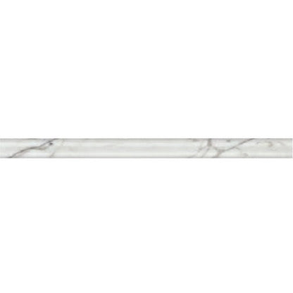 Daltile-Natural-Stone-Marble-0.5-x-12-Polished-Petite-Pencil-Rail-Trim-Venetian-Calacatta