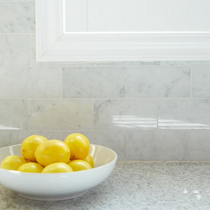 American Olean Stone Source Marble & Onyx 3" x 6" Polished Natural Stone Tile