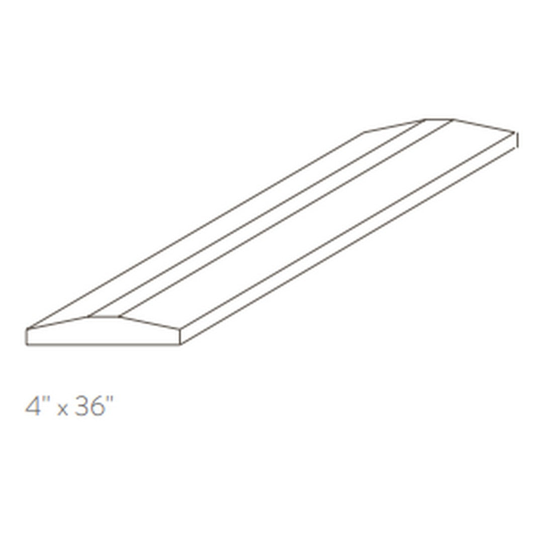 American Olean Stone Source Thresholds 4" x 36" Double Hollywood Bevel Polished Natural Stone Tile