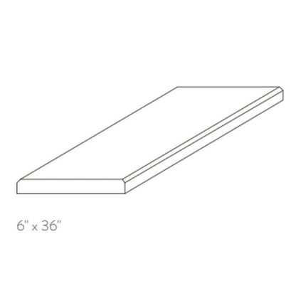 American Olean Stone Source Thresholds 6" x 36" Double Bevel Polished Natural Stone Tile