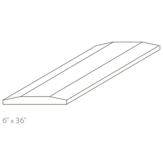 American Olean Stone Source Thresholds 6" x 36" Double Hollywood Bevel Polished Natural Stone Tile