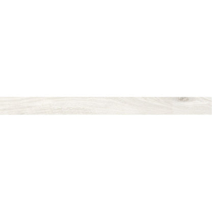 Daltile Oltre 9" x 71" Rectified Matte Porcelain Floor Plank, White, 8.87" x 70.87"