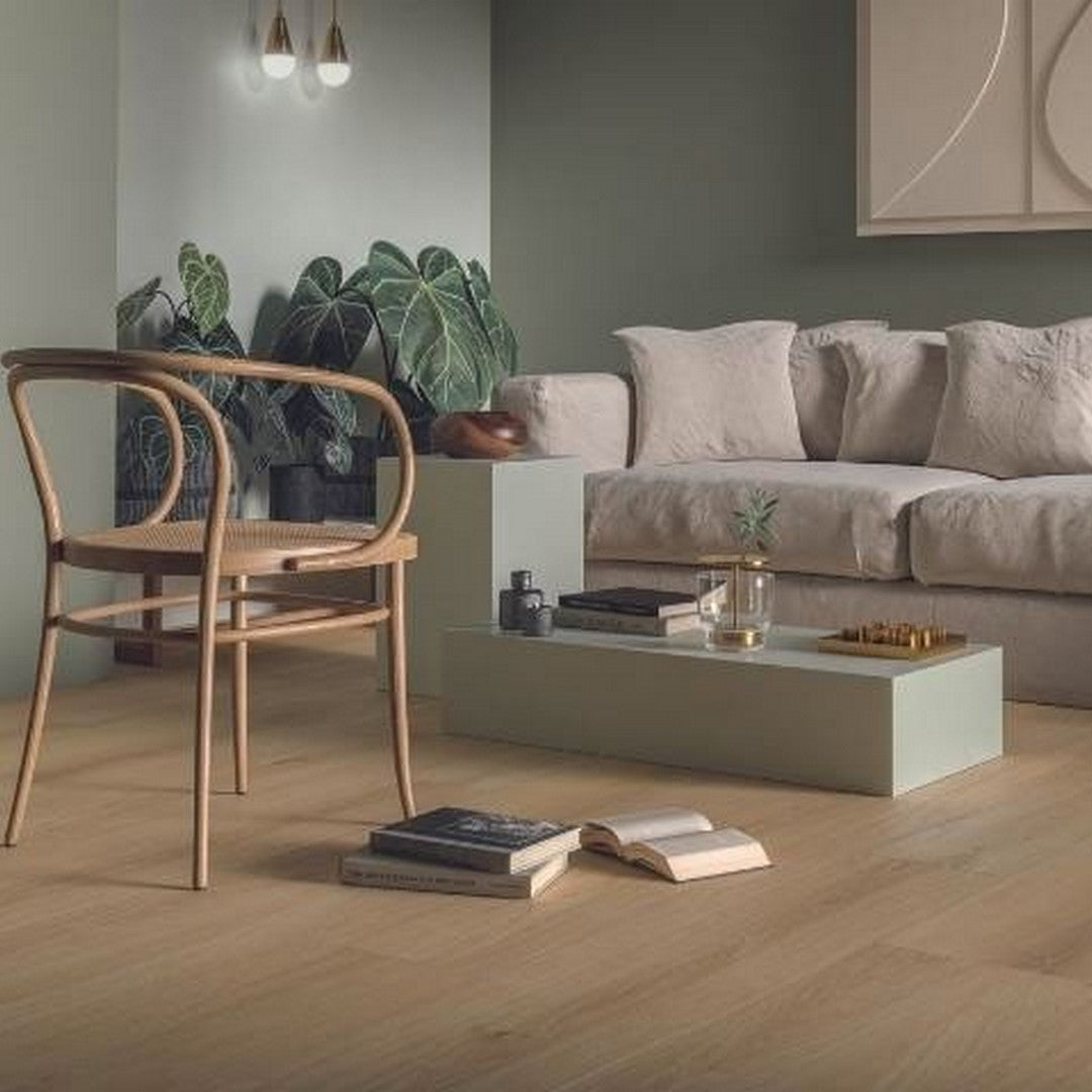 Daltile Oltre 9" x 71" Rectified Matte Porcelain Floor Plank, Caramel, 8.87" x 70.87"