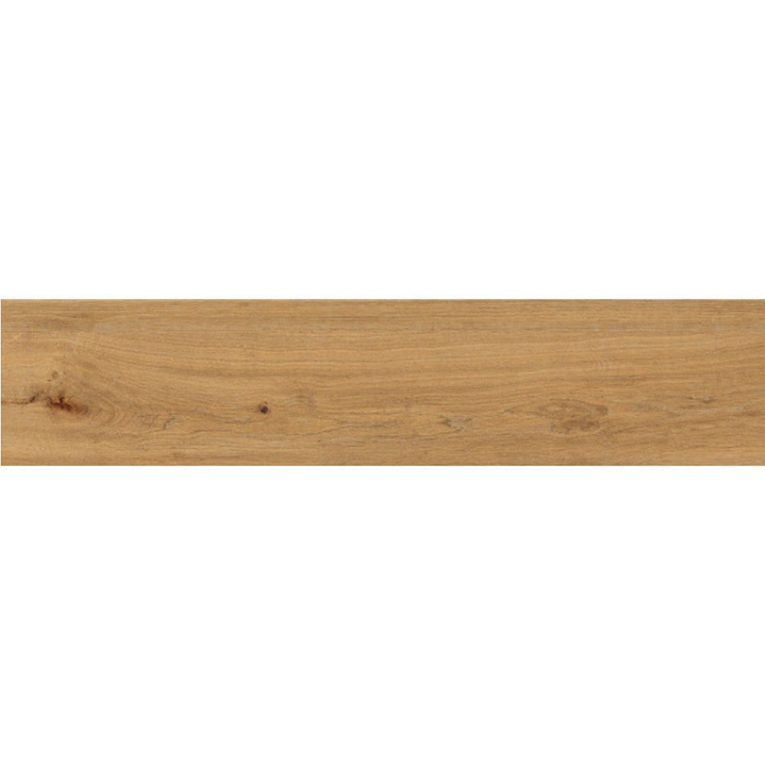 Daltile Oltre 12" x 48" Rectified Matte Porcelain Floor Plank, Caramel, 11.62" x 47.03"