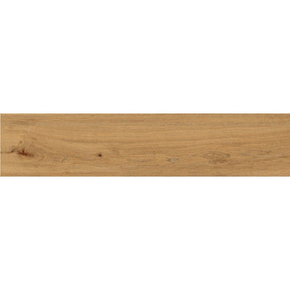 Daltile Oltre 12" x 48" Rectified Matte Porcelain Floor Plank, Caramel, 11.62" x 47.03"
