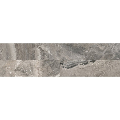 Daltile Marble Attache 12" x 48" Rectified Satin Porcelain Floor Tile, Crux, 12" x 48"