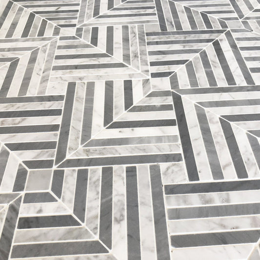 Ottimo-Maze-12-x-12-Honed-Stone-Marble-Mosaic-Grey