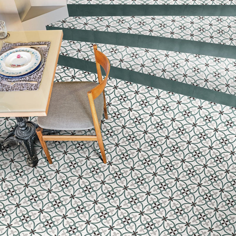 Marazzi-D_Segni-Color-8-x-8-Clover-Deco-Matte-Porcelain-Tile-Clover