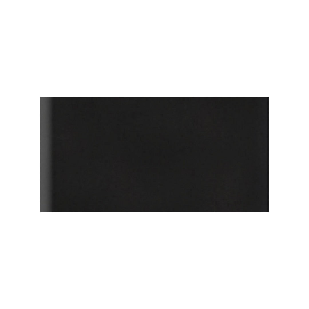 Daltile Natural Hues 4" x 8" Matte Porcelain Floor Tile, Black, 4" x 7.93"