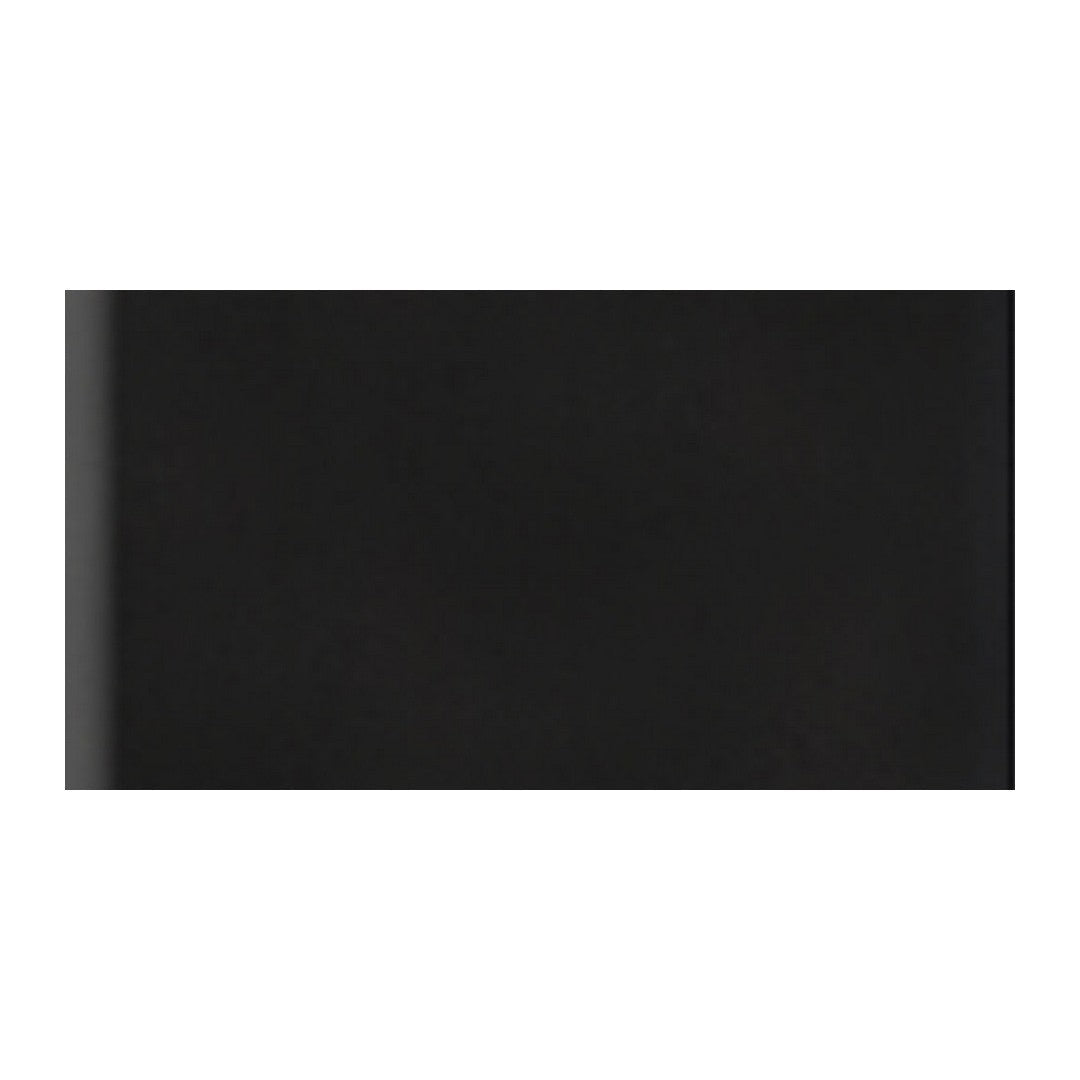 Daltile Natural Hues 6" x 12" Matte Porcelain Floor Tile, Black, 5.75" x 11.81"