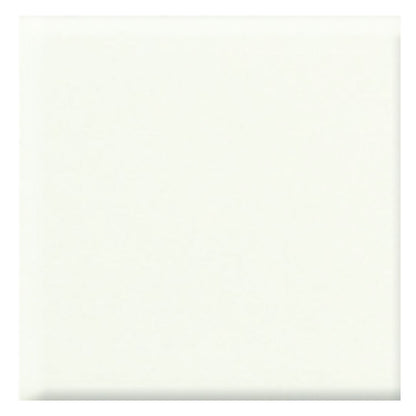 Daltile Natural Hues 6" x 6" Matte Porcelain Floor Tile, Pearl White, 5.75" x 5.75"