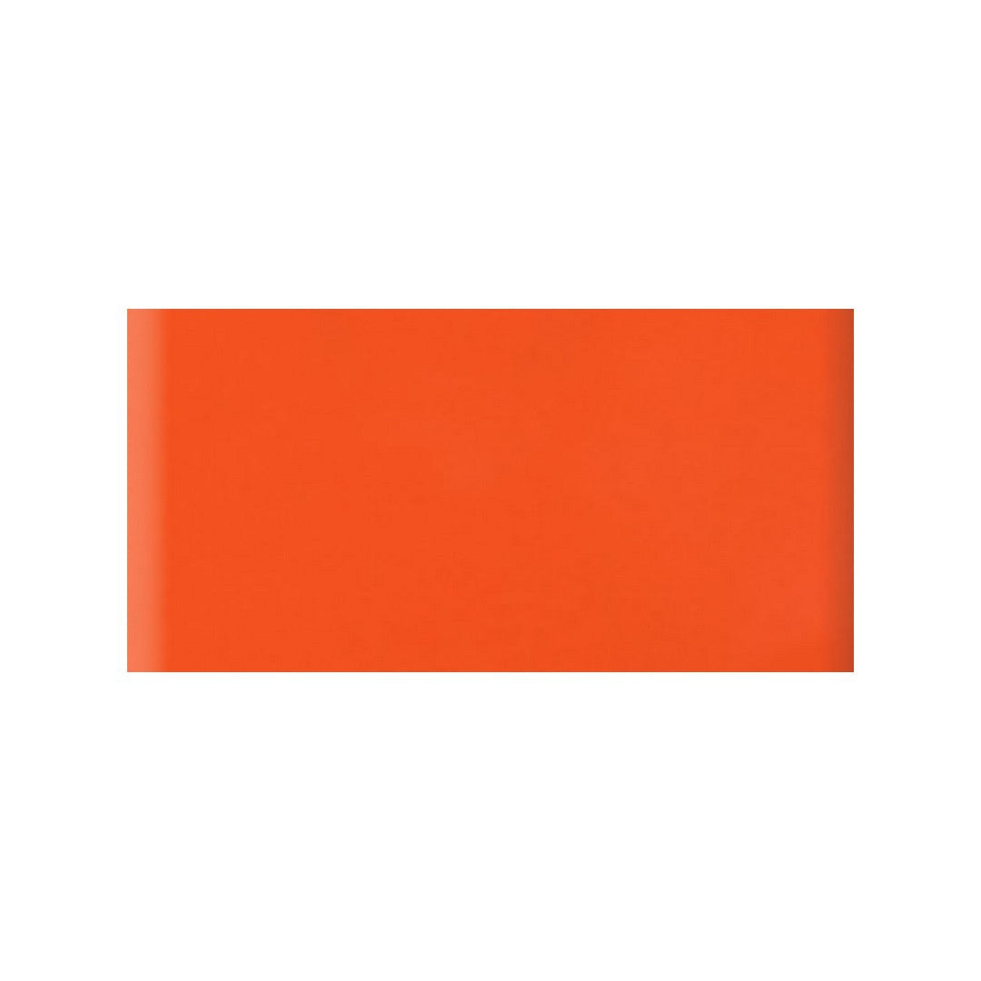 Daltile Natural Hues 4" x 8" Matte Porcelain Floor Tile, Orange Poppy, 4" x 7.93"