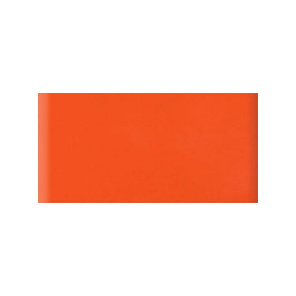 Daltile Natural Hues 4" x 8" Matte Porcelain Floor Tile, Orange Poppy, 4" x 7.93"
