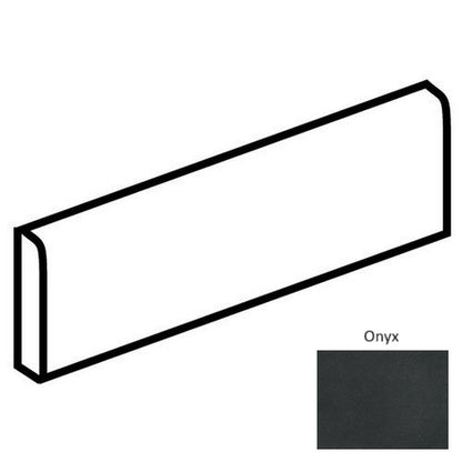 Daltile Outlander 3" x 24" Matte Porcelain Floor Bullnose, Onyx, 3" x 24"