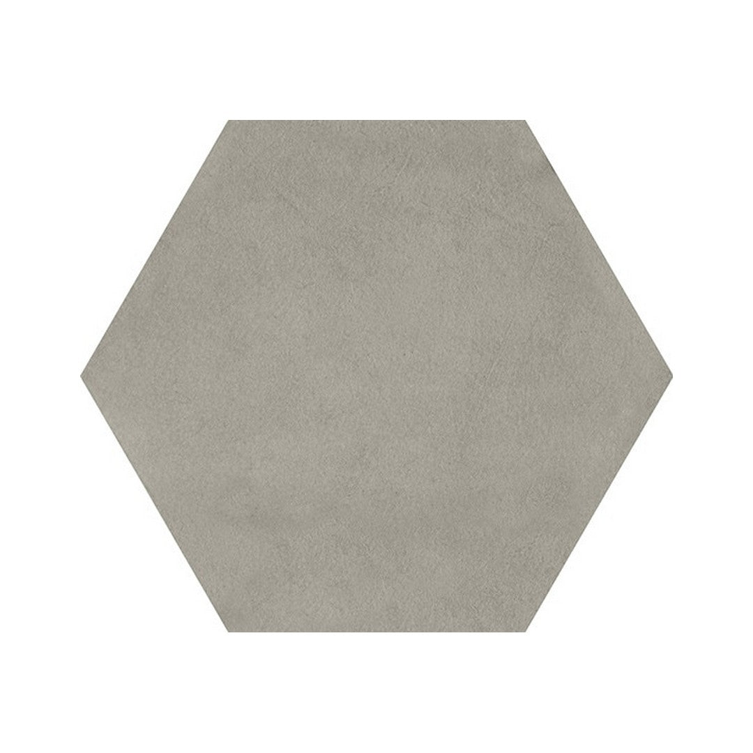 Daltile Bee Hive Medley 8.5" x 10" Matte Porcelain Hexagon Floor Tile, Ashgrey, 8.5" x 9.75"