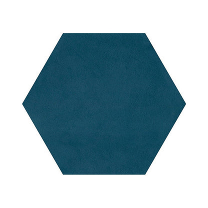 Daltile Bee Hive Medley 8.5" x 10" Matte Porcelain Hexagon Floor Tile, Blue, 8.5" x 9.75"