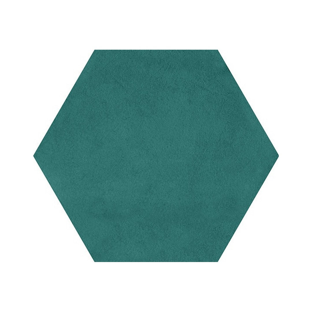 Daltile Bee Hive Medley 8.5" x 10" Matte Porcelain Hexagon Floor Tile, Green, 8.5" x 9.75"