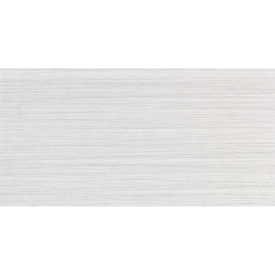 Daltile Fabrique 4" x 24" Rectified Matte Porcelain Floor Tile, Blanc Linen, 3.81" x 23.37"