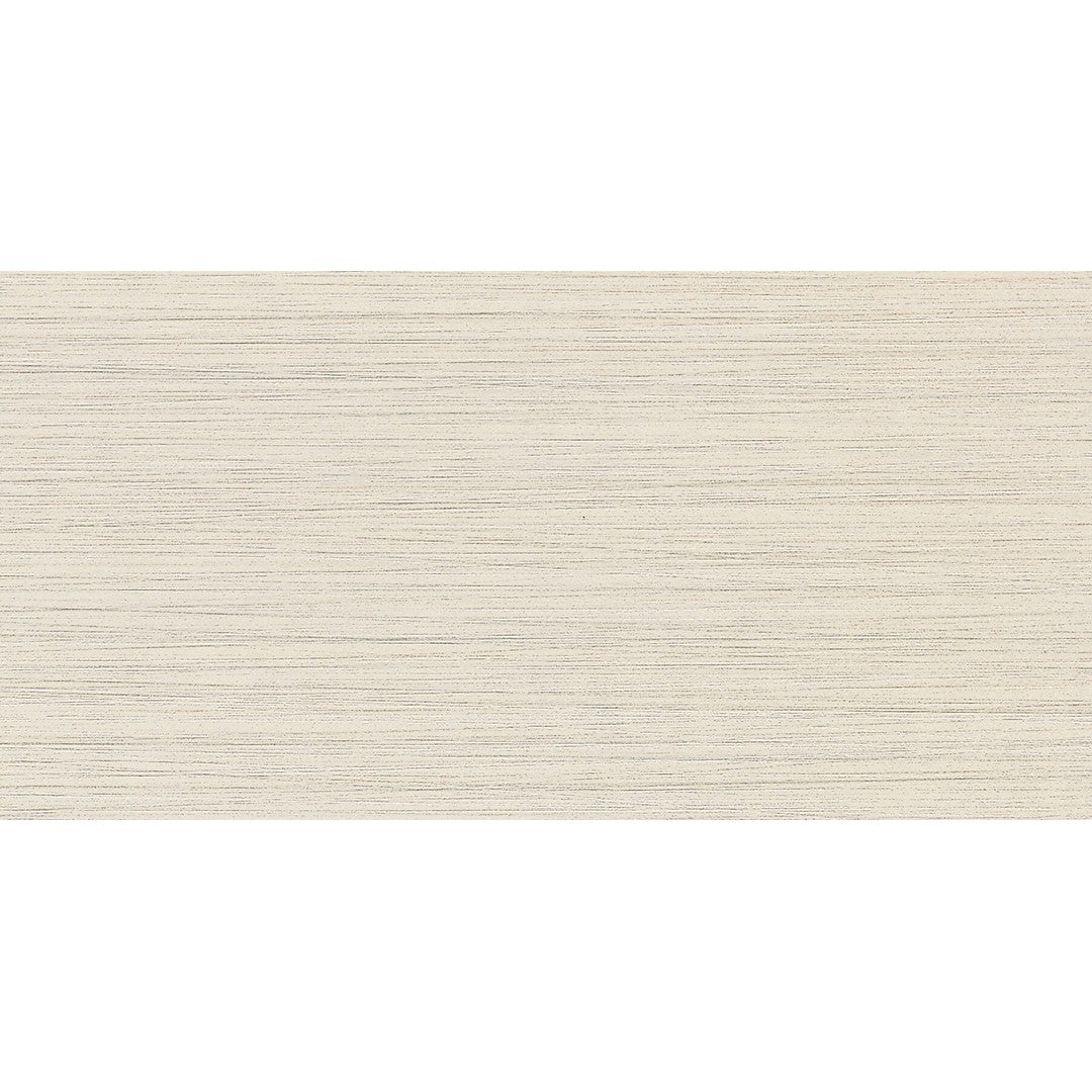 Daltile Fabrique 4" x 24" Rectified Matte Porcelain Floor Tile, Creme Linen, 3.81" x 23.37"