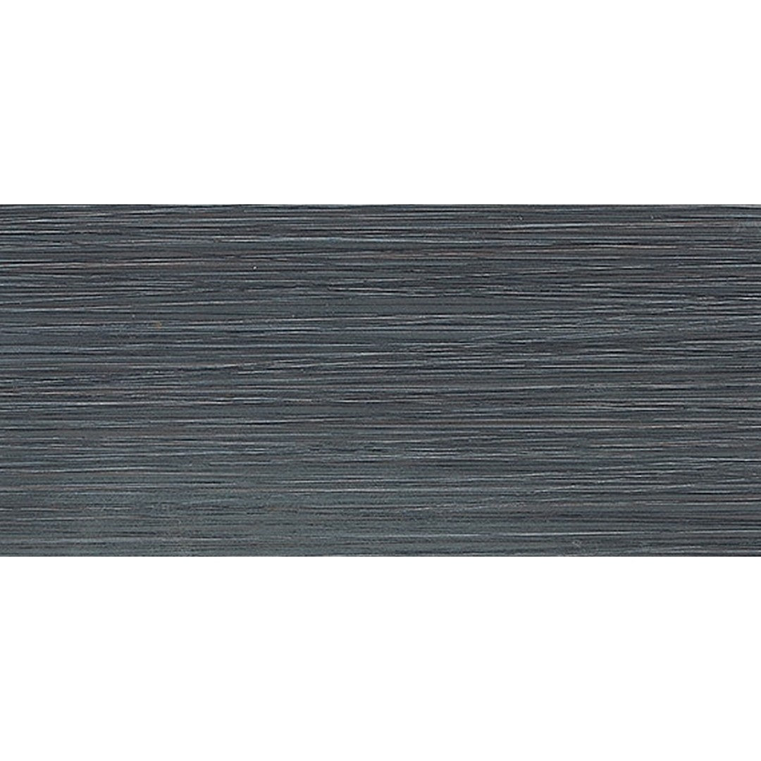 Daltile Fabrique 12" x 24" Rectified Matte Porcelain Floor Tile, Noir Linen, 11.62" x 23.37"
