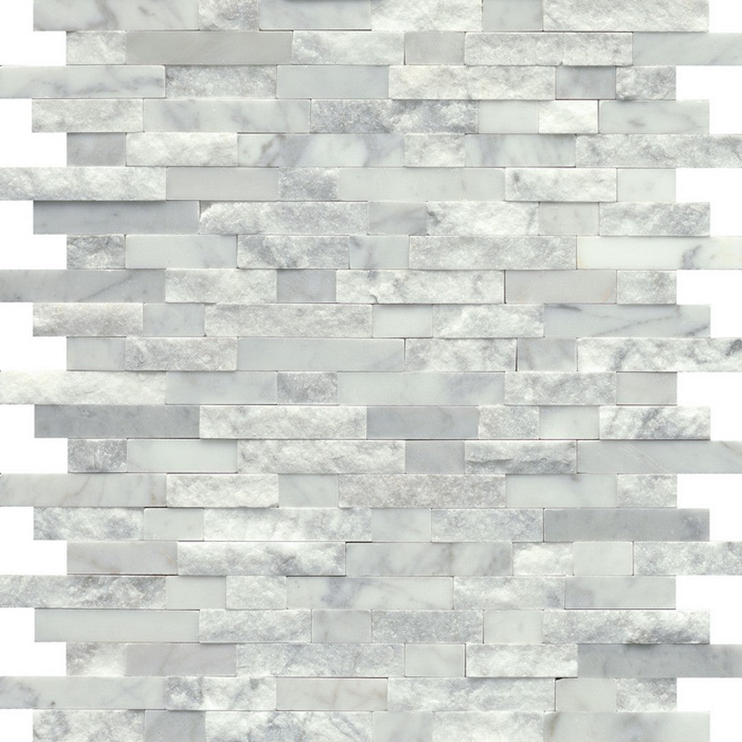 Emser-Feature-12-x-18-Splitface-Groutless-Stone-Mosaic-White