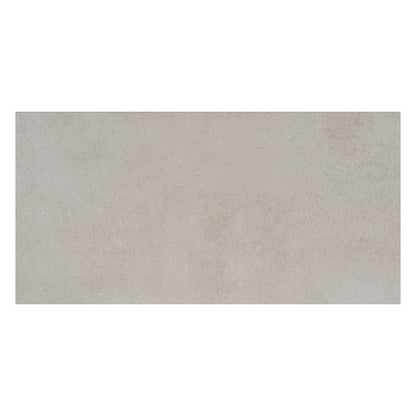 Daltile Portfolio 12" x 24" Rectified Matte Porcelain Microban Floor Tile, Dove Grey, 11.62" x 23.37"
