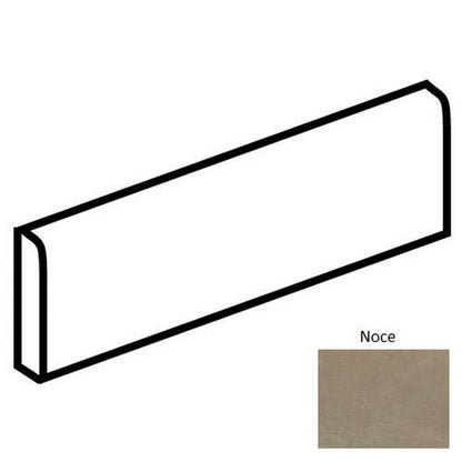 Daltile Portfolio 3" x 12" Rectified Matte Porcelain Floor Bullnose, Noce, 3" x 12"