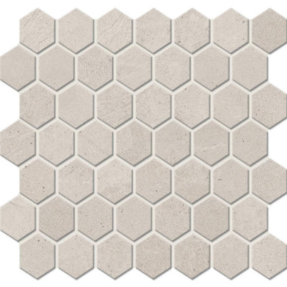 American Olean Primstone 11.63" x 10.25" Matte Hexagon Porcelain Mosaic