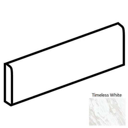 Daltile-Perpetuo-3-x-24-Rectified-Polished-Porcelain-Floor-Bullnose-Timeless-White