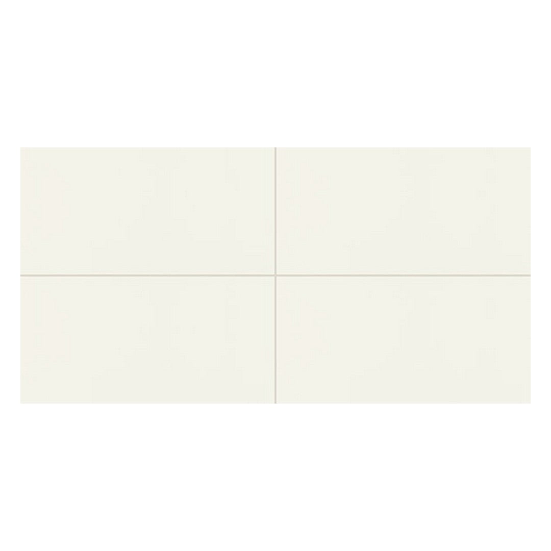 Daltile Pure 12" x 24" Rectified Matte Porcelain Floor Tile, Frost White, 11.75" x 23.62"
