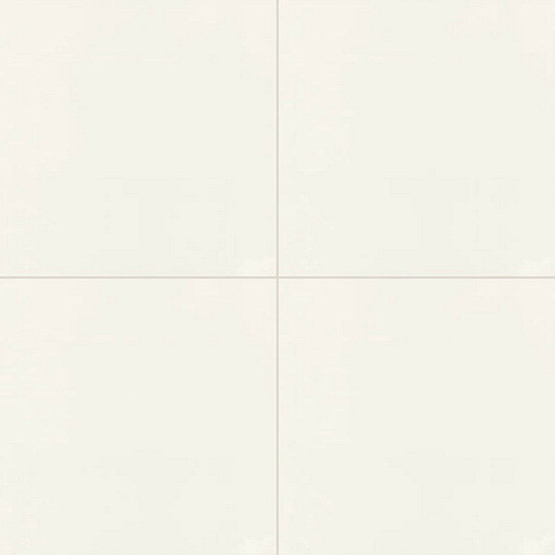 Daltile Pure 12" x 12" Rectified Matte Porcelain Floor Tile, Frost White, 11.75" x 11.75"