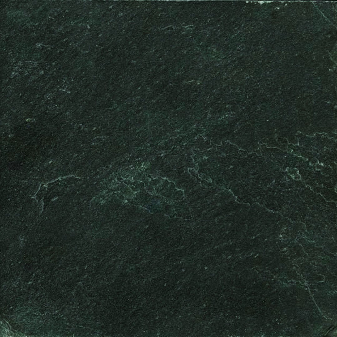 Emser Slate Quartzite & Sandstone 16" x 16" Gauged Natural Stone Tile, Midnight Black, 16" x 16"