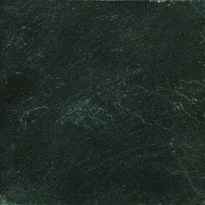 Emser Slate Quartzite & Sandstone 16" x 16" Gauged Natural Stone Tile, Midnight Black, 16" x 16"