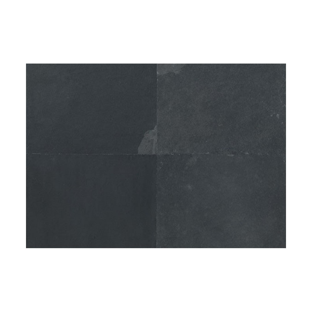 Daltile Slate 12" x 24" Natural Stone Tile, Brazil Black, 12" x 24"