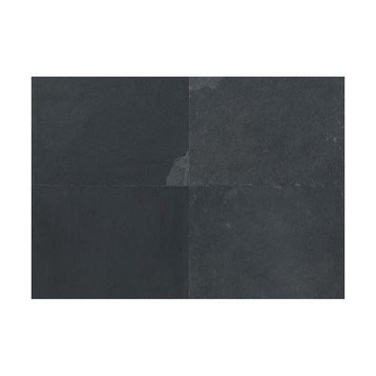 Daltile Slate 12" x 24" Natural Stone Tile, Brazil Black, 12" x 24"