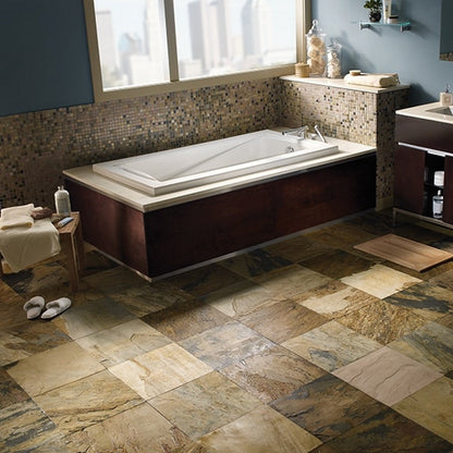 American Olean Stone Source 12" x 12" Cleft Slate Tile