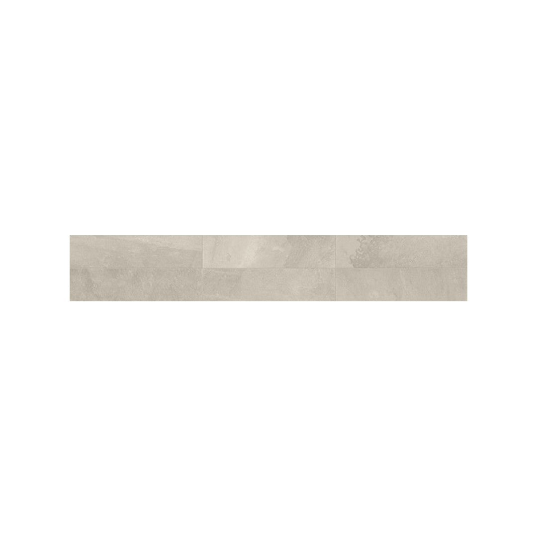 Daltile Slate Attache 6" x 24" Matte Porcelain Floor Tile, Meta Light Gray, 6" x 24"