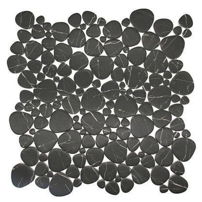 Nero Pebble / 12.13" x 12.13"