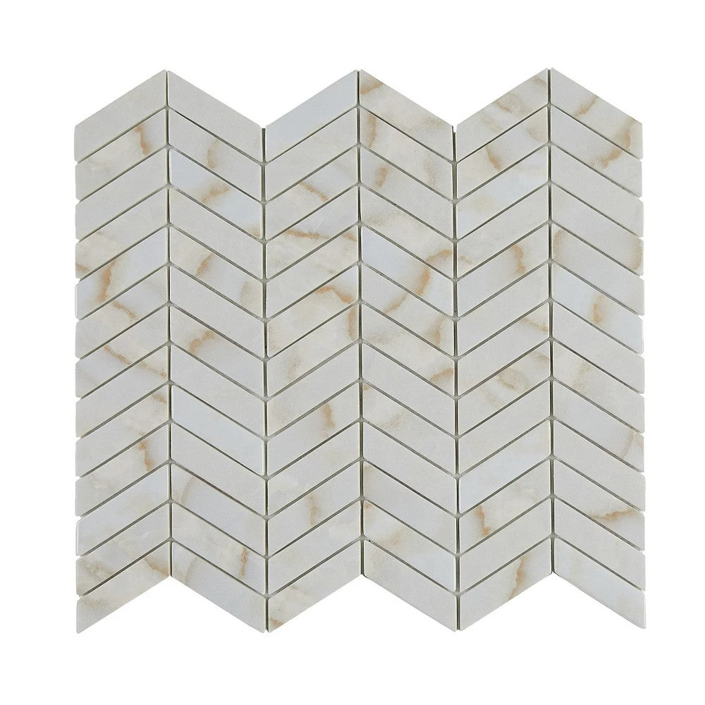 Oro Chevron / 11.02" x 12.24"