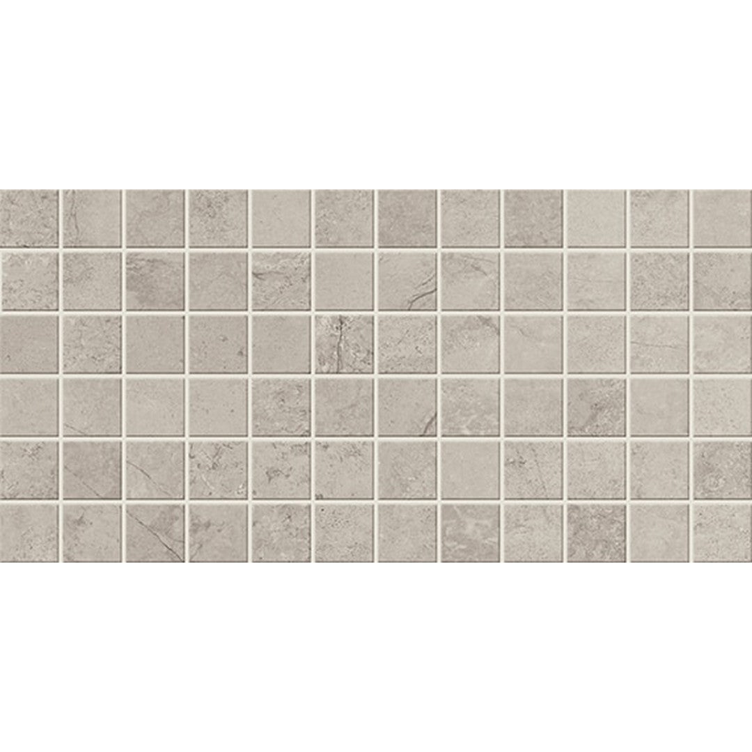 American Olean Stone Theory 12" x 24" Matte Porcelain 2" Square Mosaic, Metamorphic, 12" x 24"