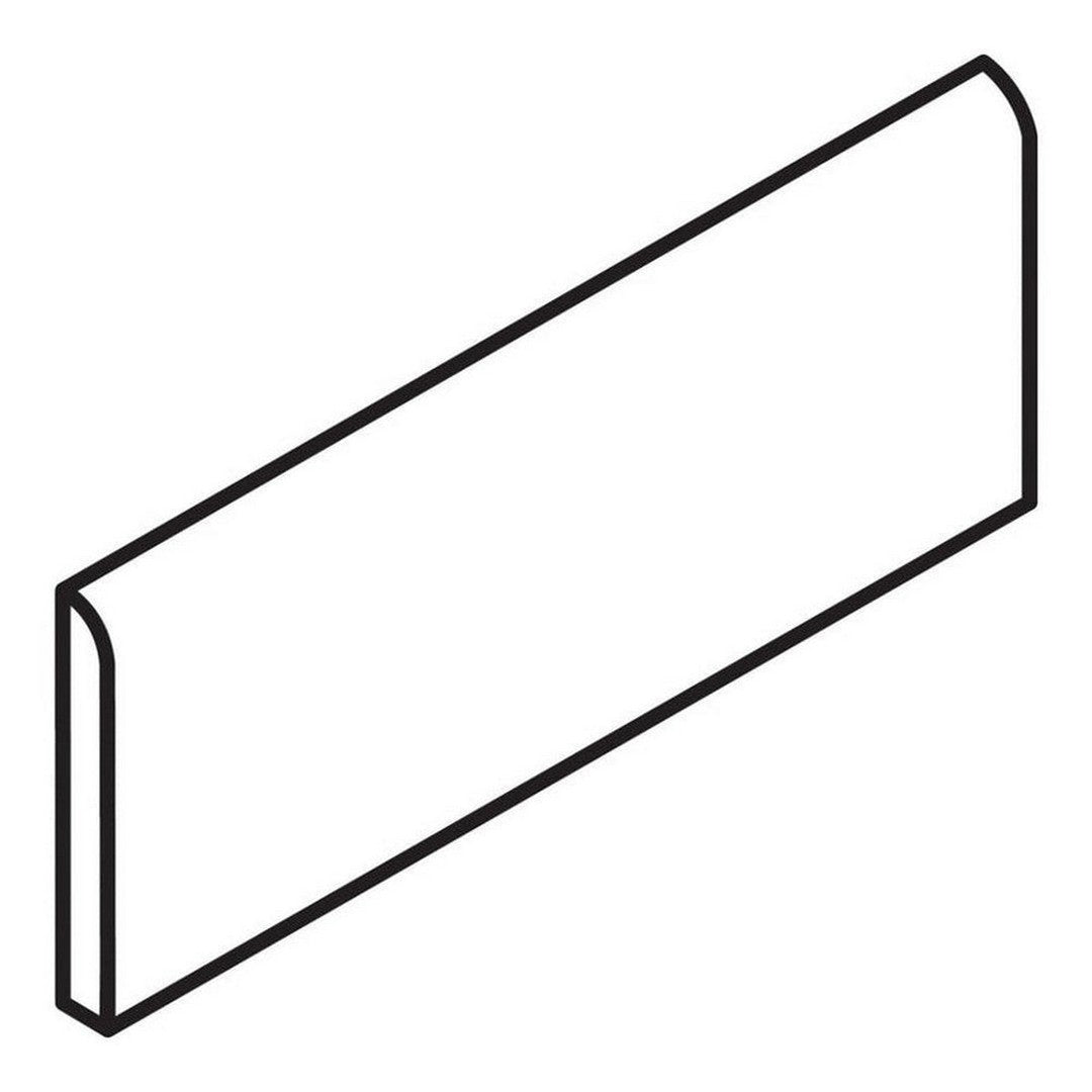 American Olean Stone Theory 3" x 12" Porcelain Bullnose, Formation, 3" x 12"
