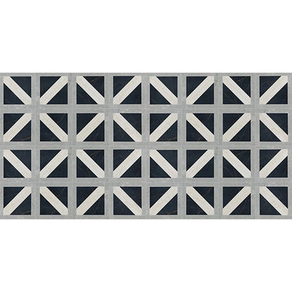 Daltile Sovran 24" x 48" Satin Porcelain Floor Tile, Frame, 23.43" x 47.06"
