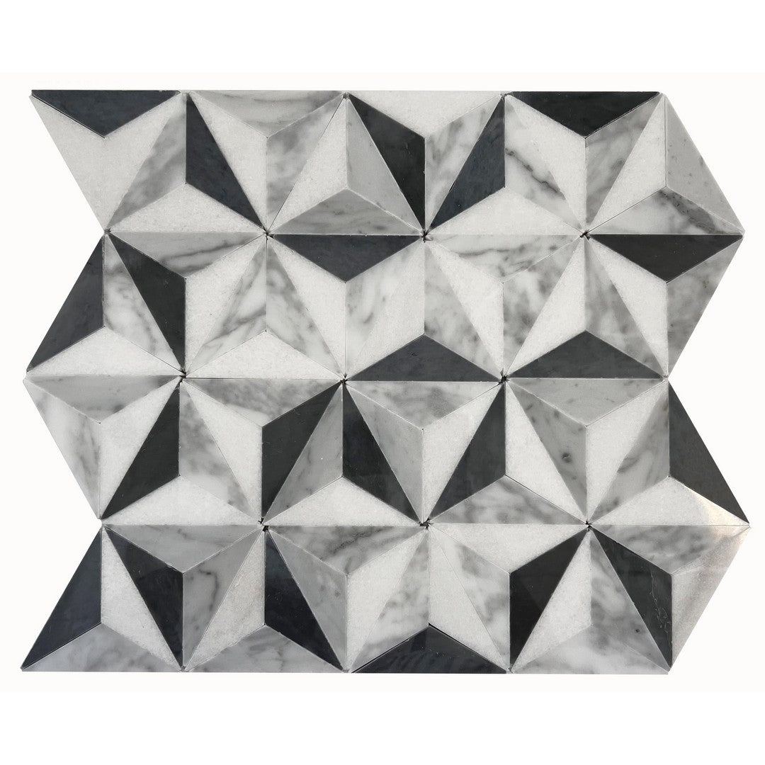 Ottimo-Tribeca-14-x-16-Polished-Stone-Mosaic-Grey--Black