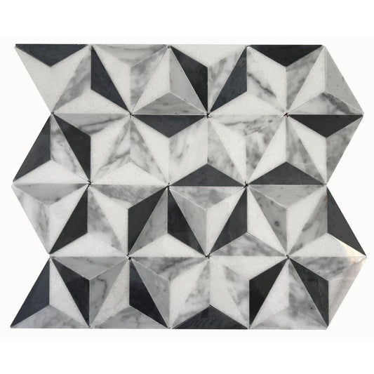 Ottimo-Tribeca-14-x-16-Polished-Stone-Mosaic-Grey--Black