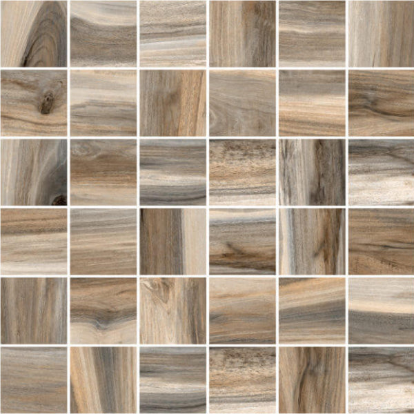 Happy Floors Tasmania 12" x 12" Interlocking Polished Porcelain 2" Mosaic, Drift, 12" x 12"