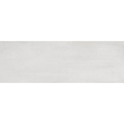 Happy Floors Titan 12" x 36" Rectified Glossy Ceramic Wall Tile, White, 12" x 36"