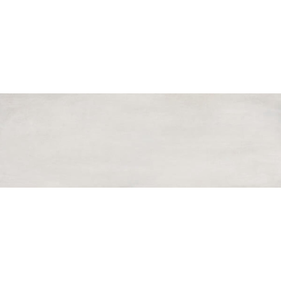 Happy Floors Titan 4" x 12" Pressed Glossy Ceramic Deco Edge Touch Wall Tile, White, 4" x 12"